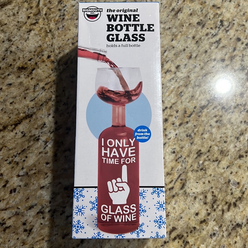 BigMouth Inc Wine Bottle Glass - Picture 3 of 4